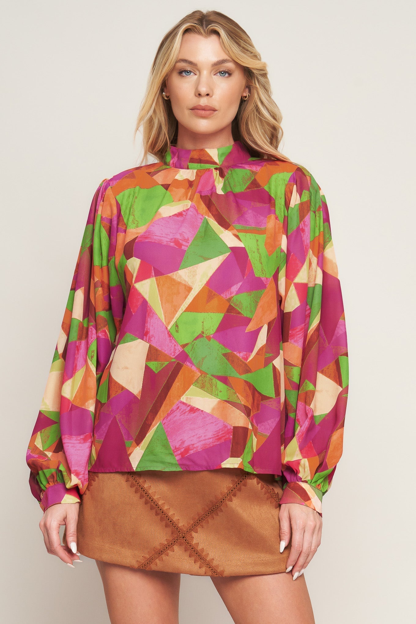 LOOKING AHEAD WOVEN TOP Flying Tomato