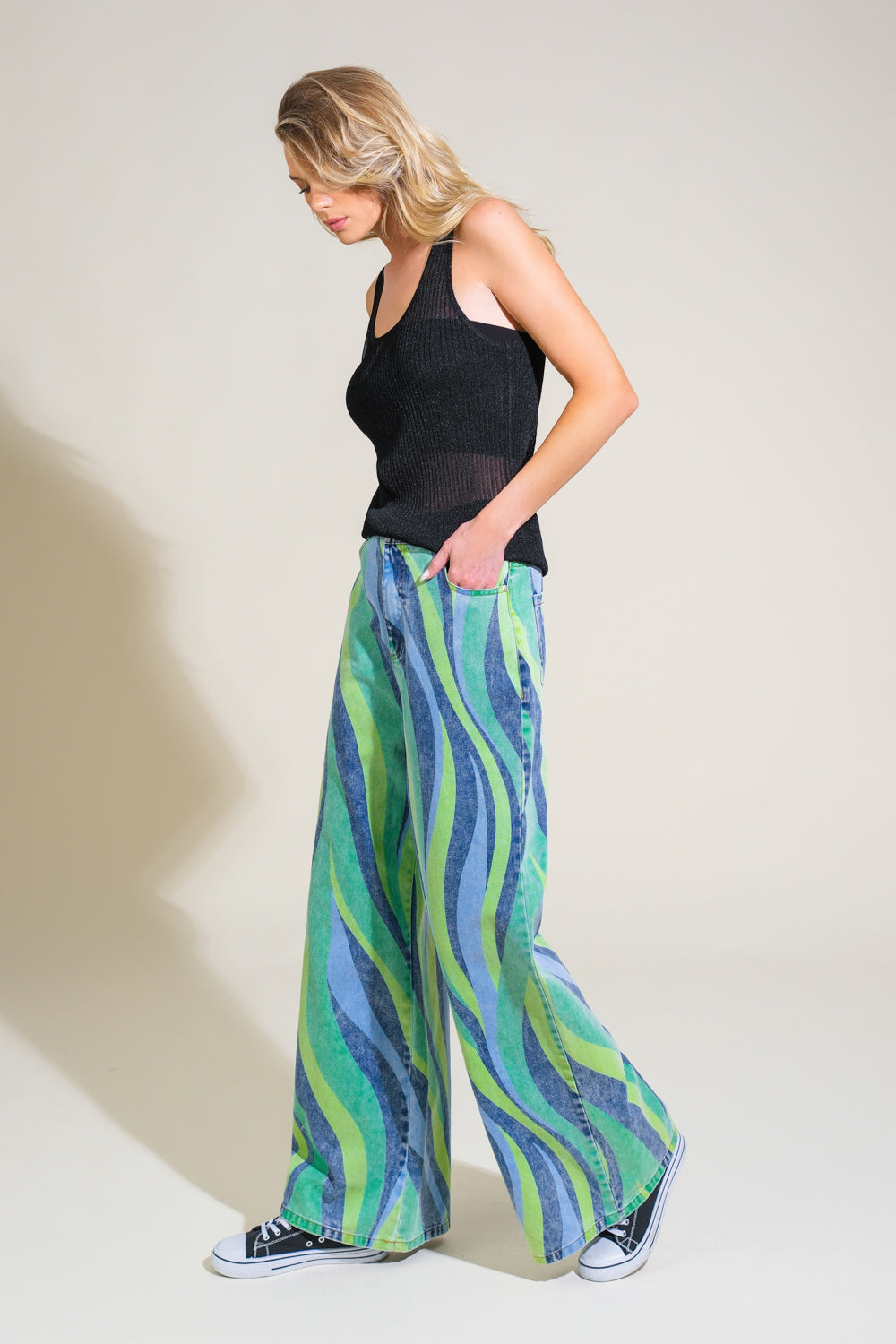 NAVIGATING LIFE DENIM PANTS Flying Tomato