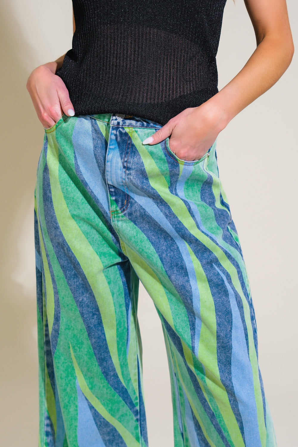 NAVIGATING LIFE DENIM PANTS Flying Tomato