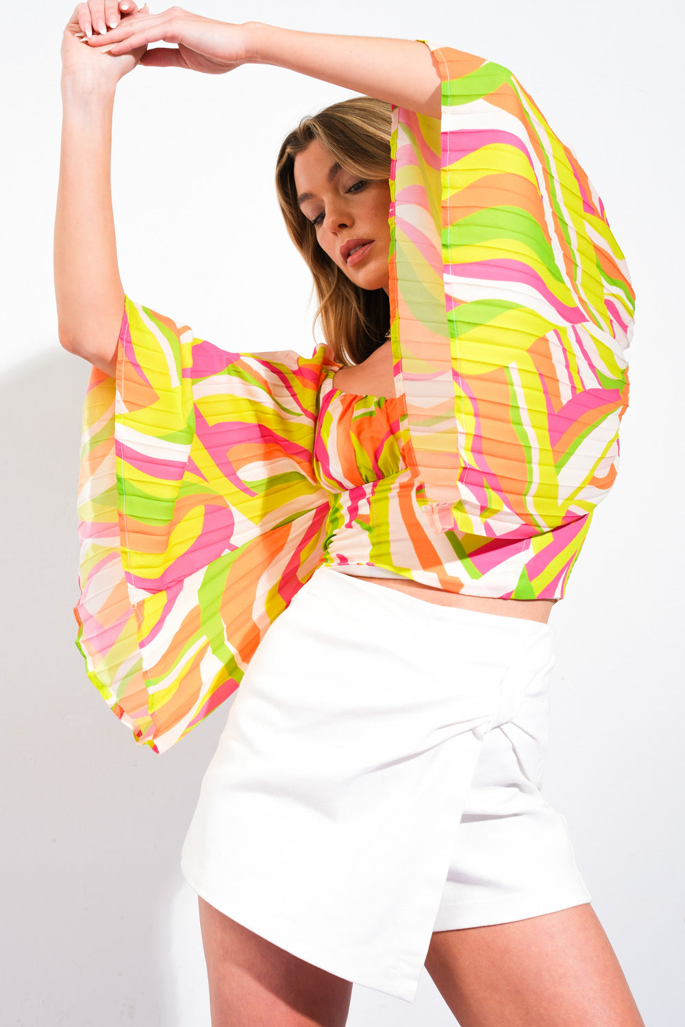 SO TRUE FUCHSIA WOVEN TOP Flying Tomato