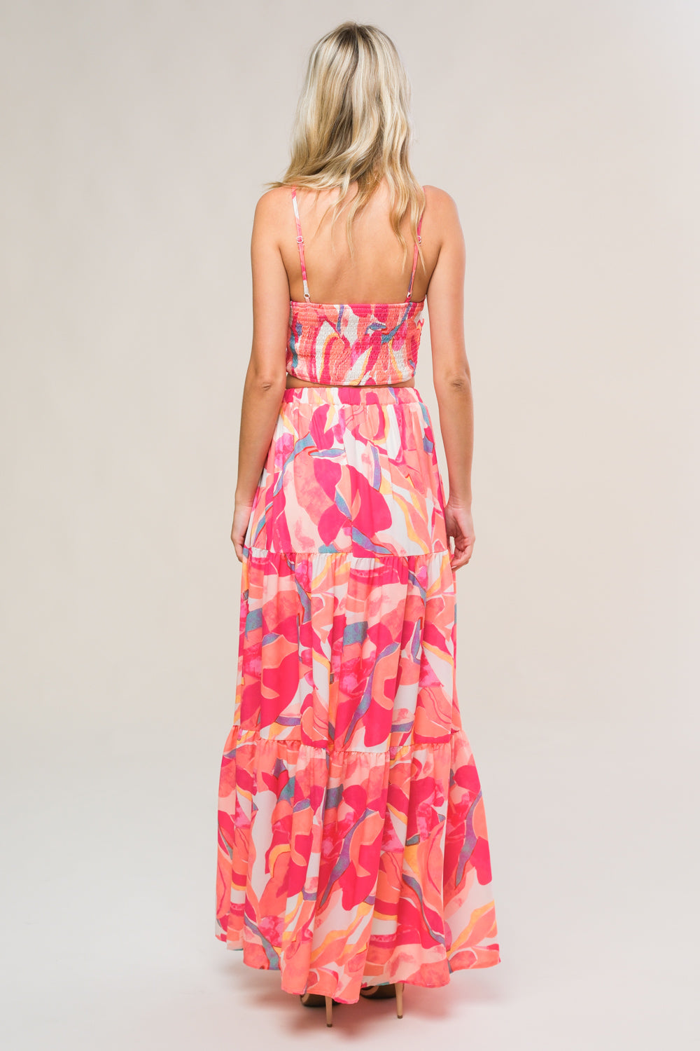 ROMANTICALLY SPEAKING WOVEN TOP AND SKIRT SET Flying Tomato