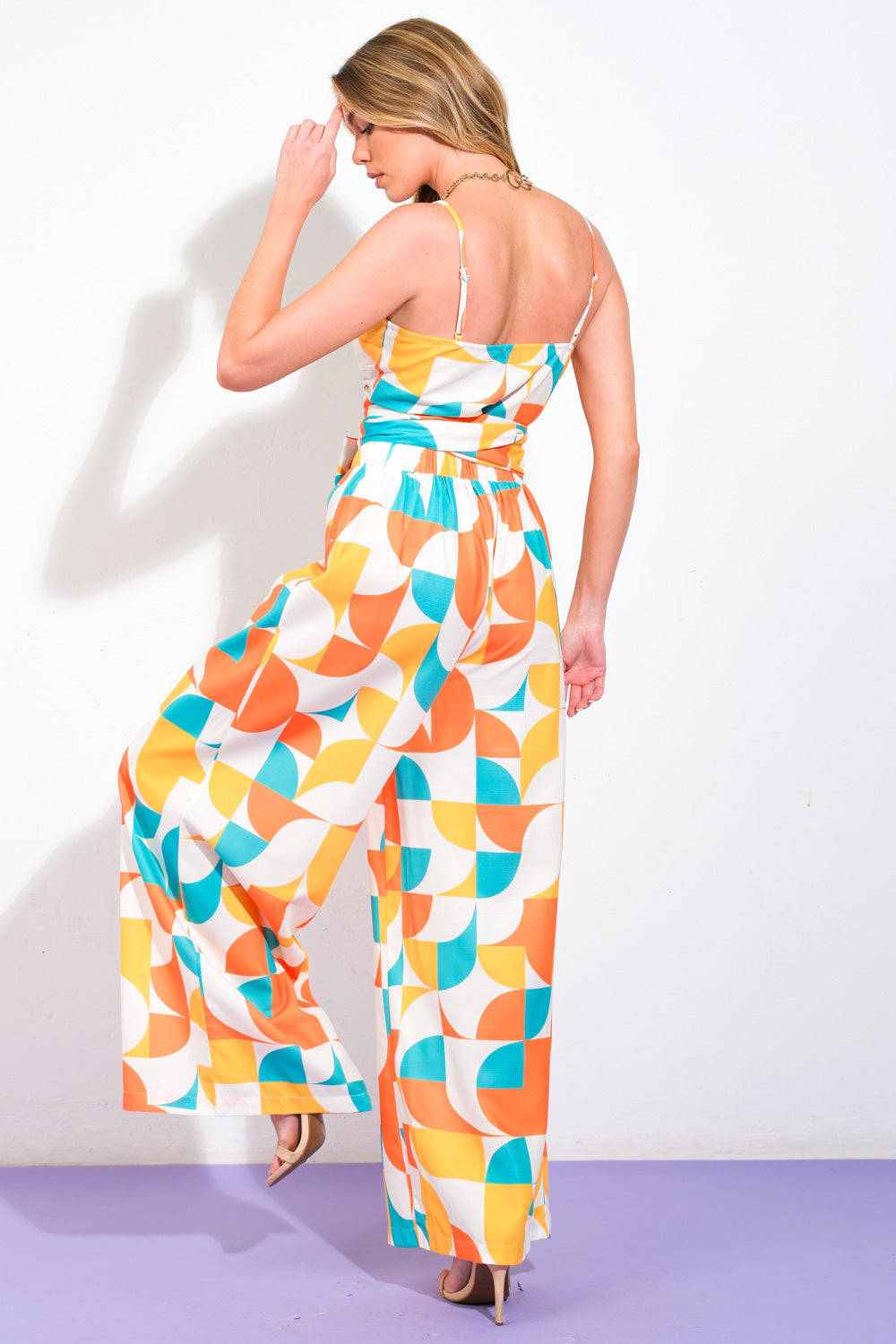 LUSH EASY ON THE EYES WOVEN TOP AND PANTS Flying Tomato