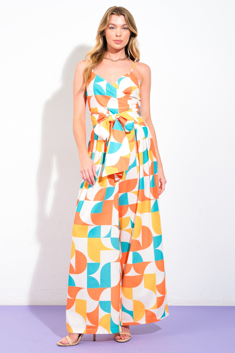 LUSH EASY ON THE EYES WOVEN TOP AND PANTS Flying Tomato