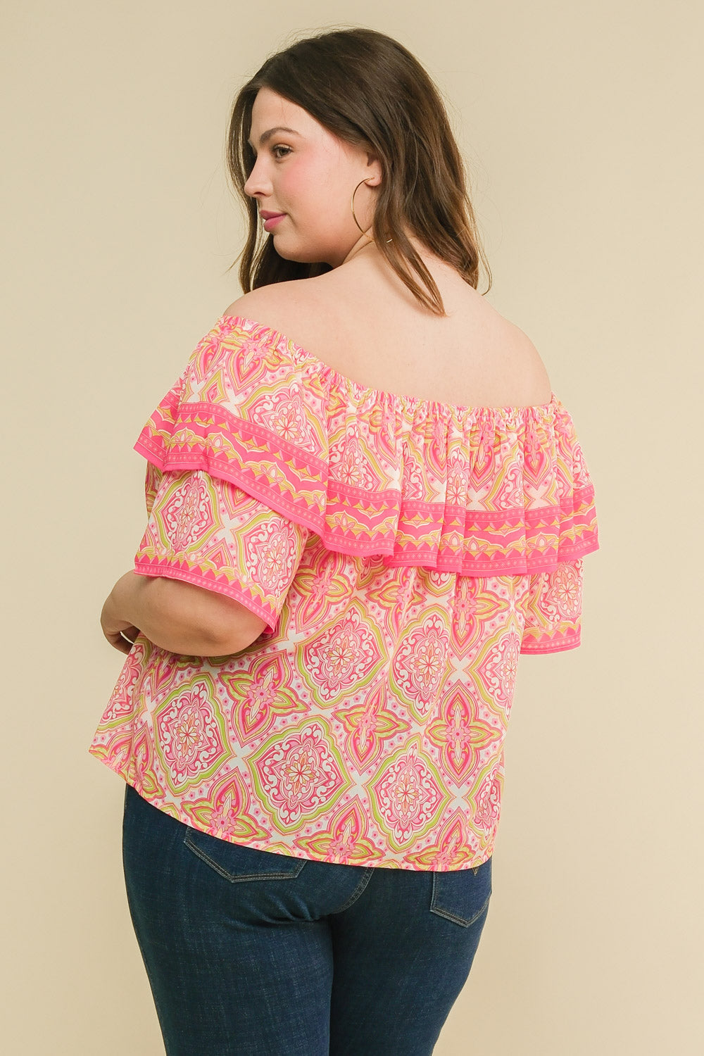 SPREAD CHEER WOVEN TOP