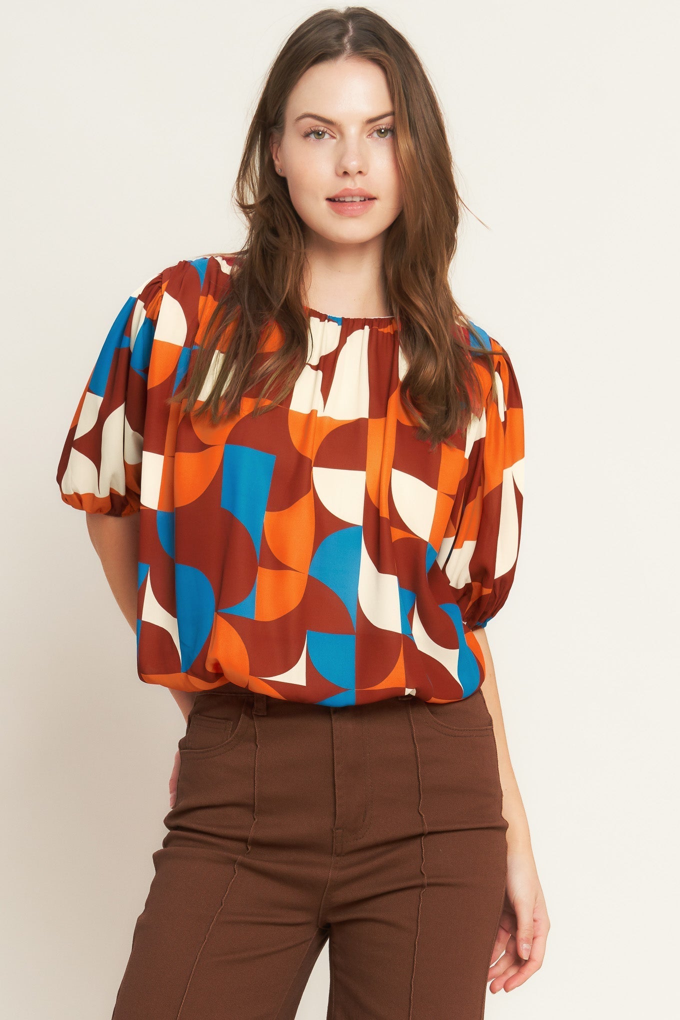 GONE IN A BLINK WOVEN TOP Flying Tomato