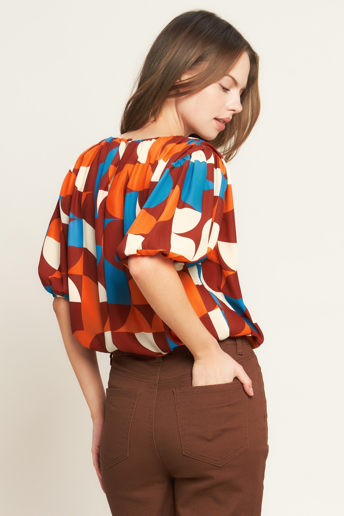 GONE IN A BLINK WOVEN TOP Flying Tomato