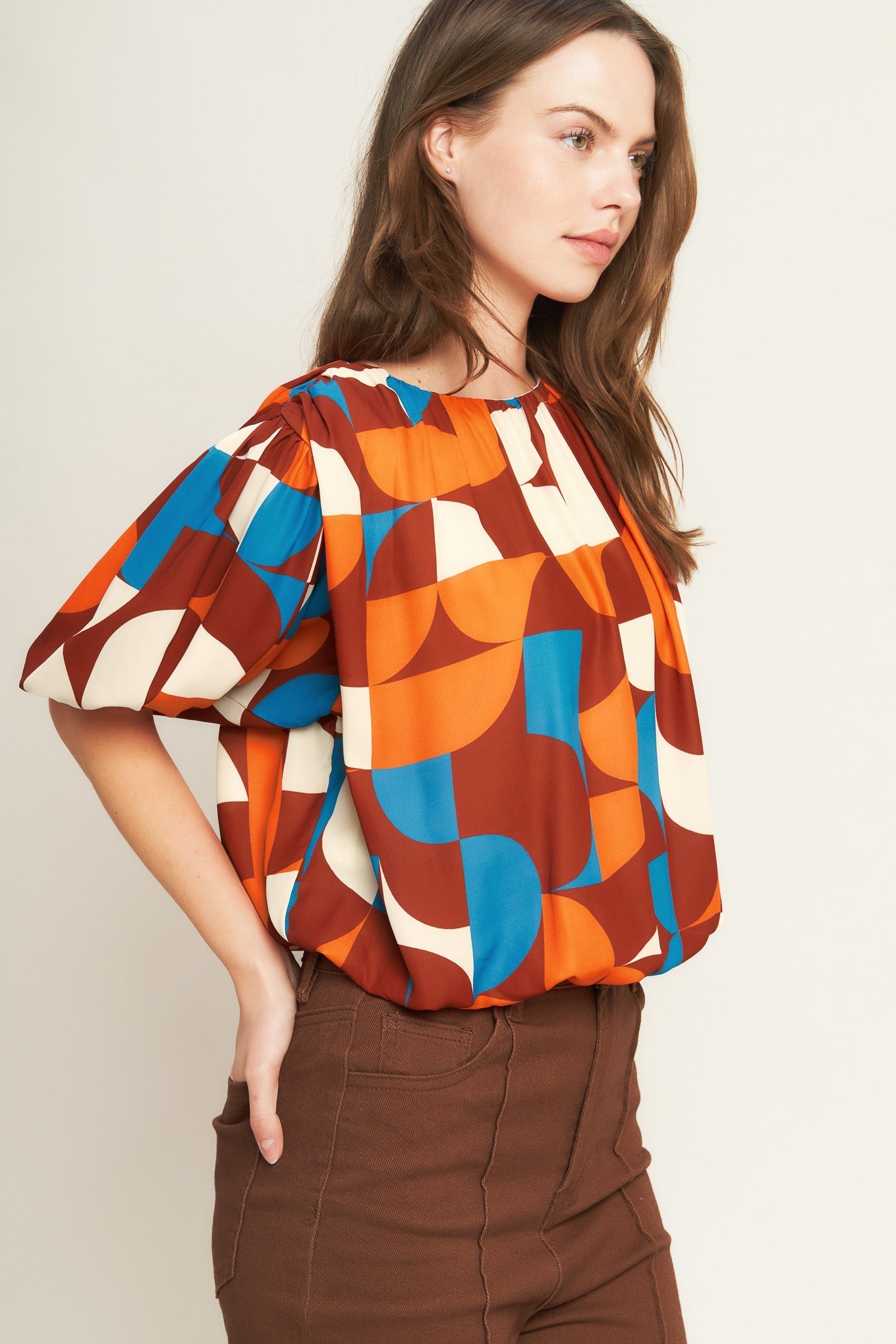 GONE IN A BLINK WOVEN TOP Flying Tomato