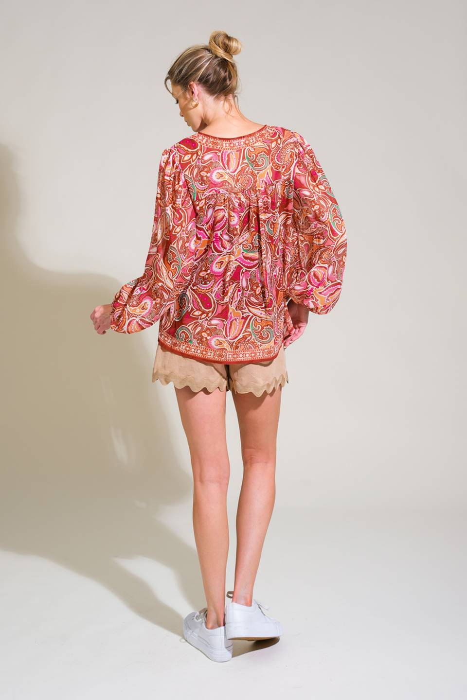 TIME AFTER TIME WOVEN TOP Flying Tomato