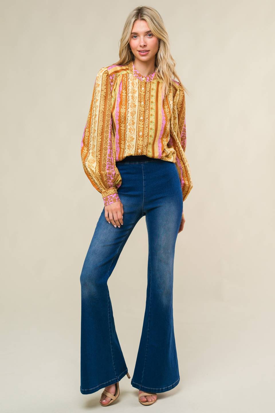 REFRESHING VIBE WOVEN TOP Flying Tomato