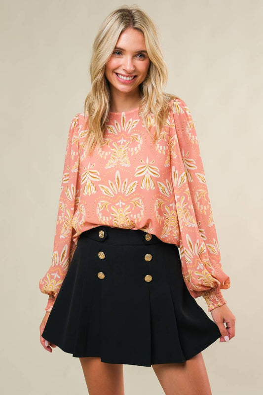 GET THE LOOK WOVEN TOP Flying Tomato