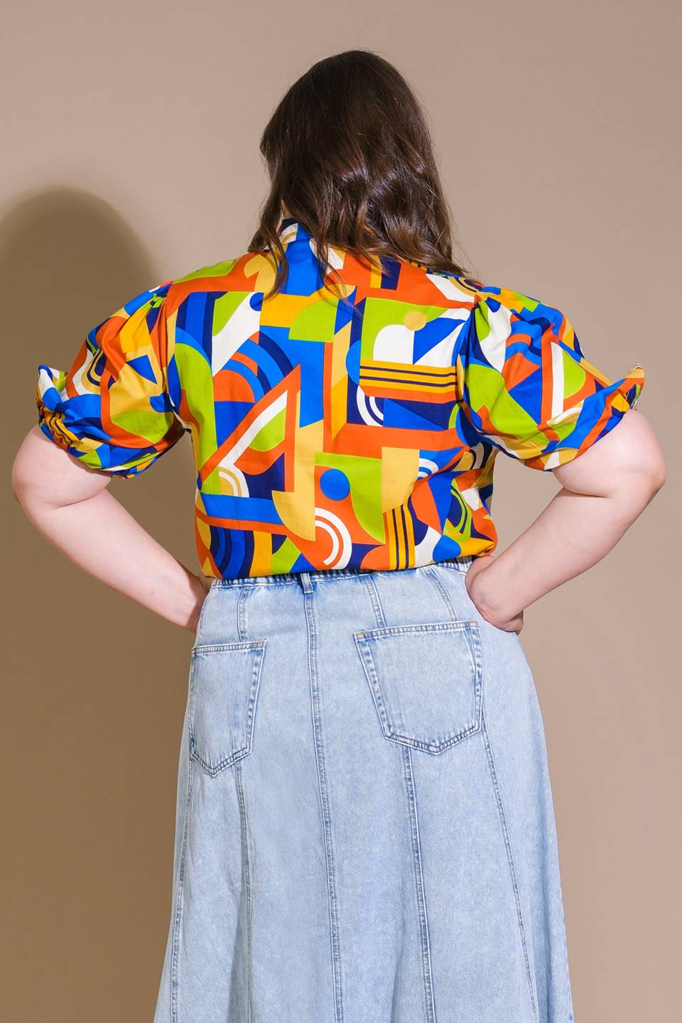 HEART ON DISPLAY WOVEN TOP Flying Tomato