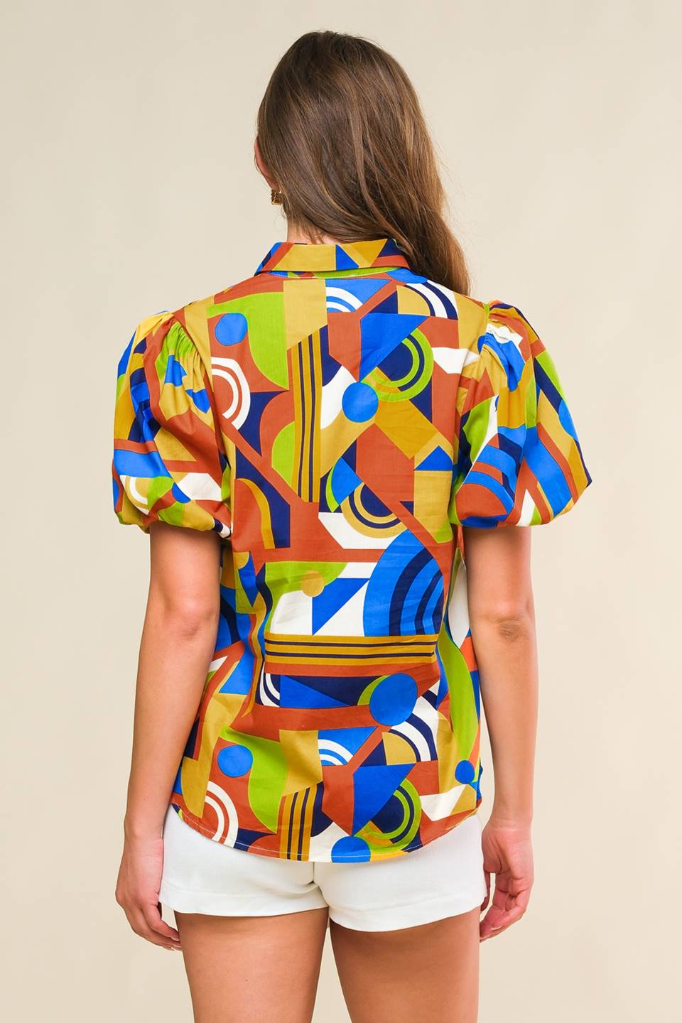 HEART ON DISPLAY WOVEN TOP Flying Tomato
