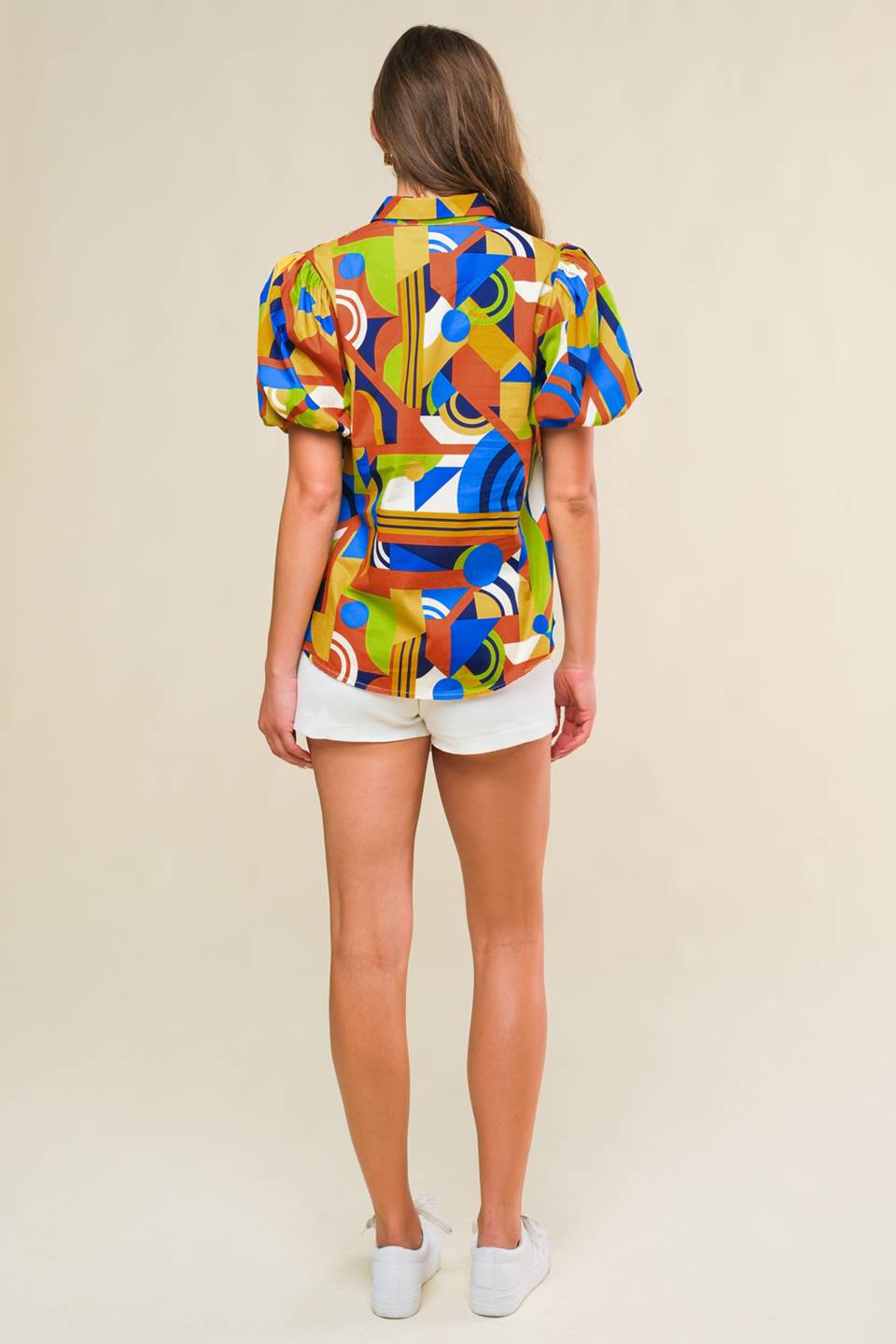 HEART ON DISPLAY WOVEN TOP Flying Tomato