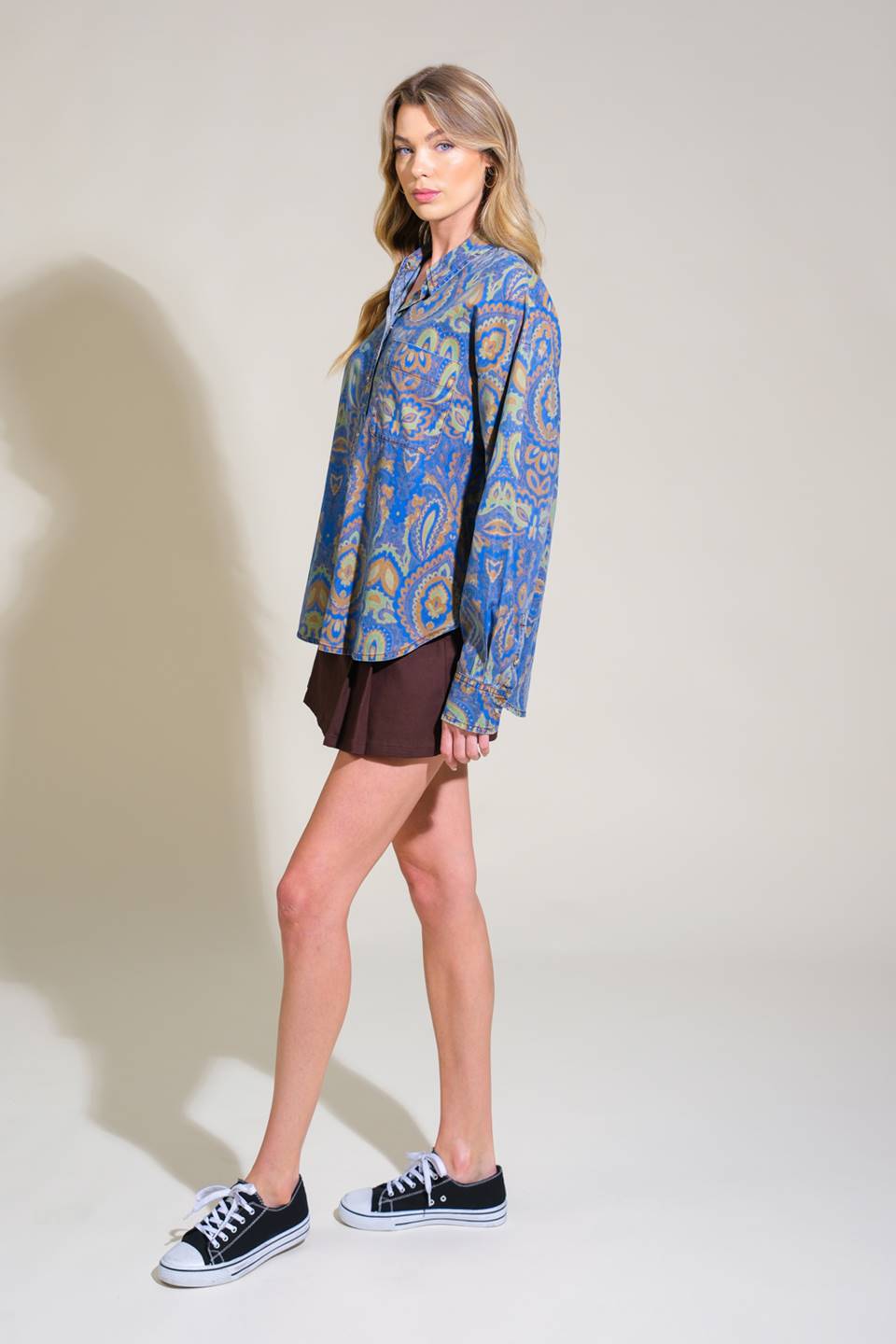 I'M IN CHARGE WOVEN TOP Flying Tomato