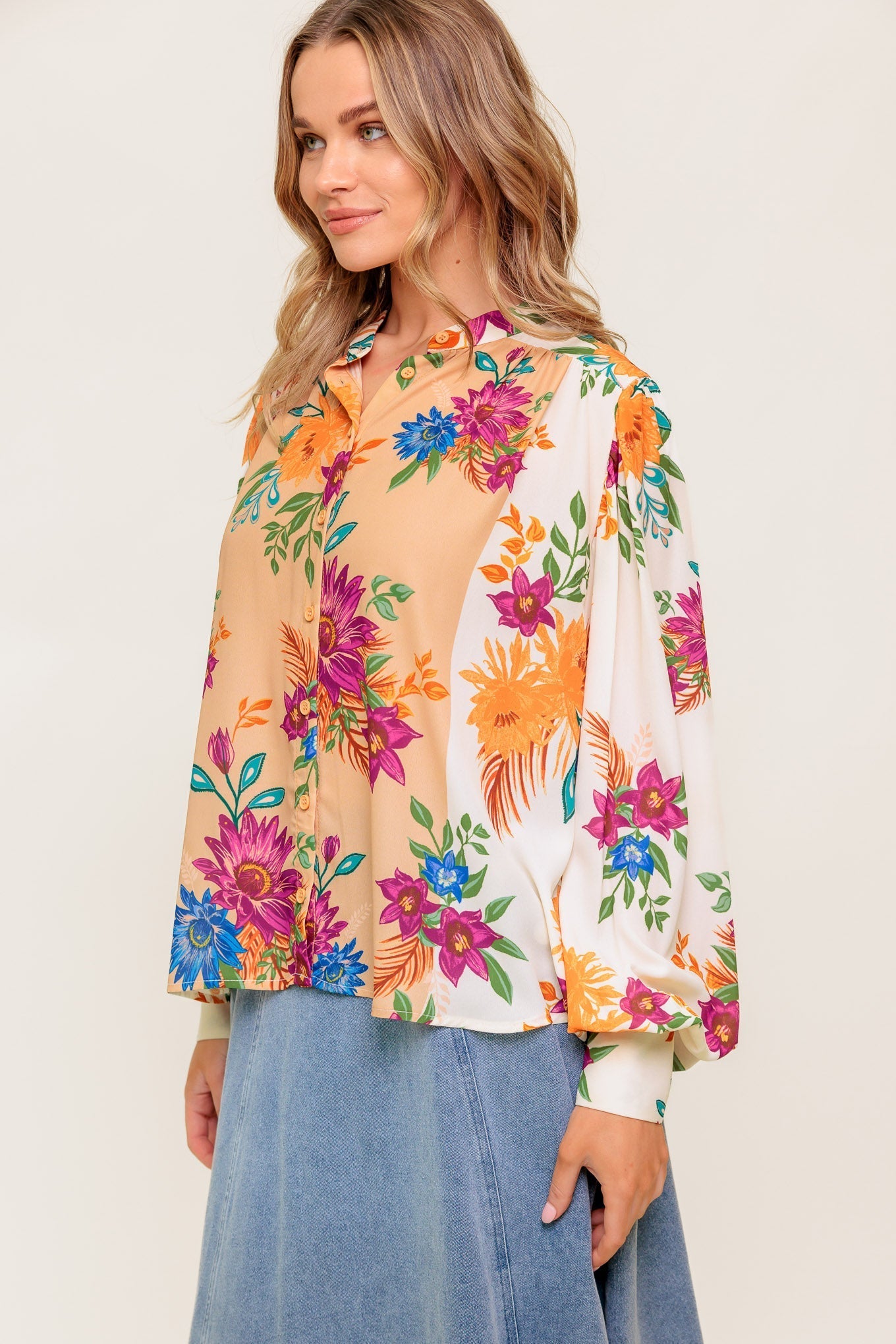 LASTING MEMORIES WOVEN TOP Flying Tomato