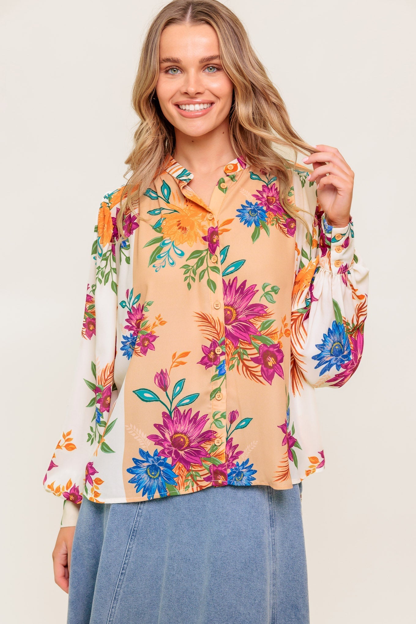 LASTING MEMORIES WOVEN TOP Flying Tomato
