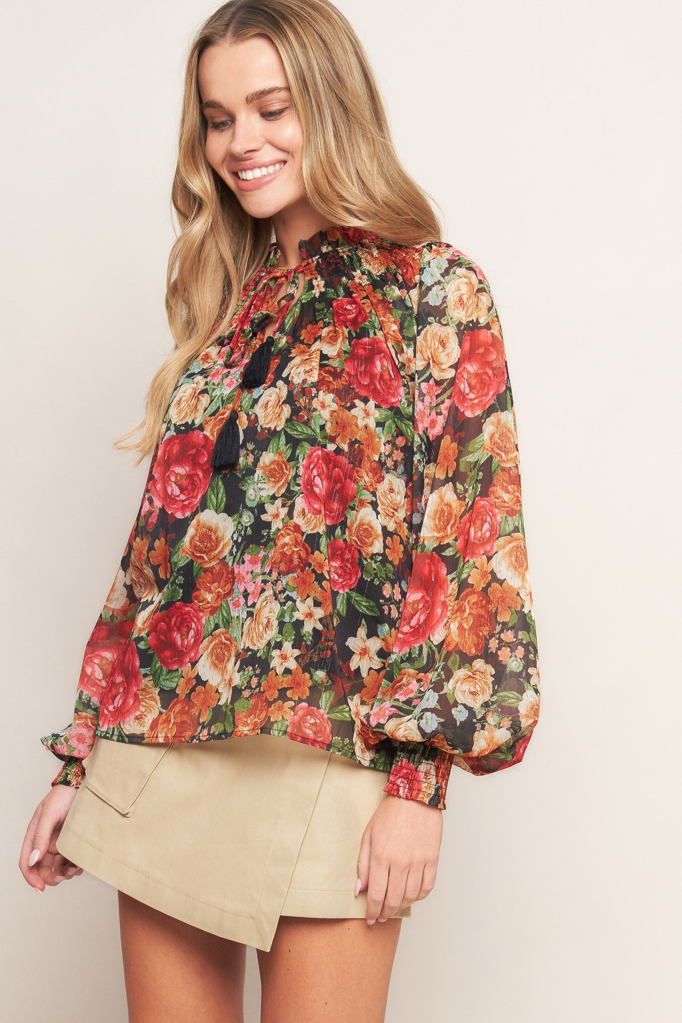 FOR THE DAY WOVEN TOP Flying Tomato