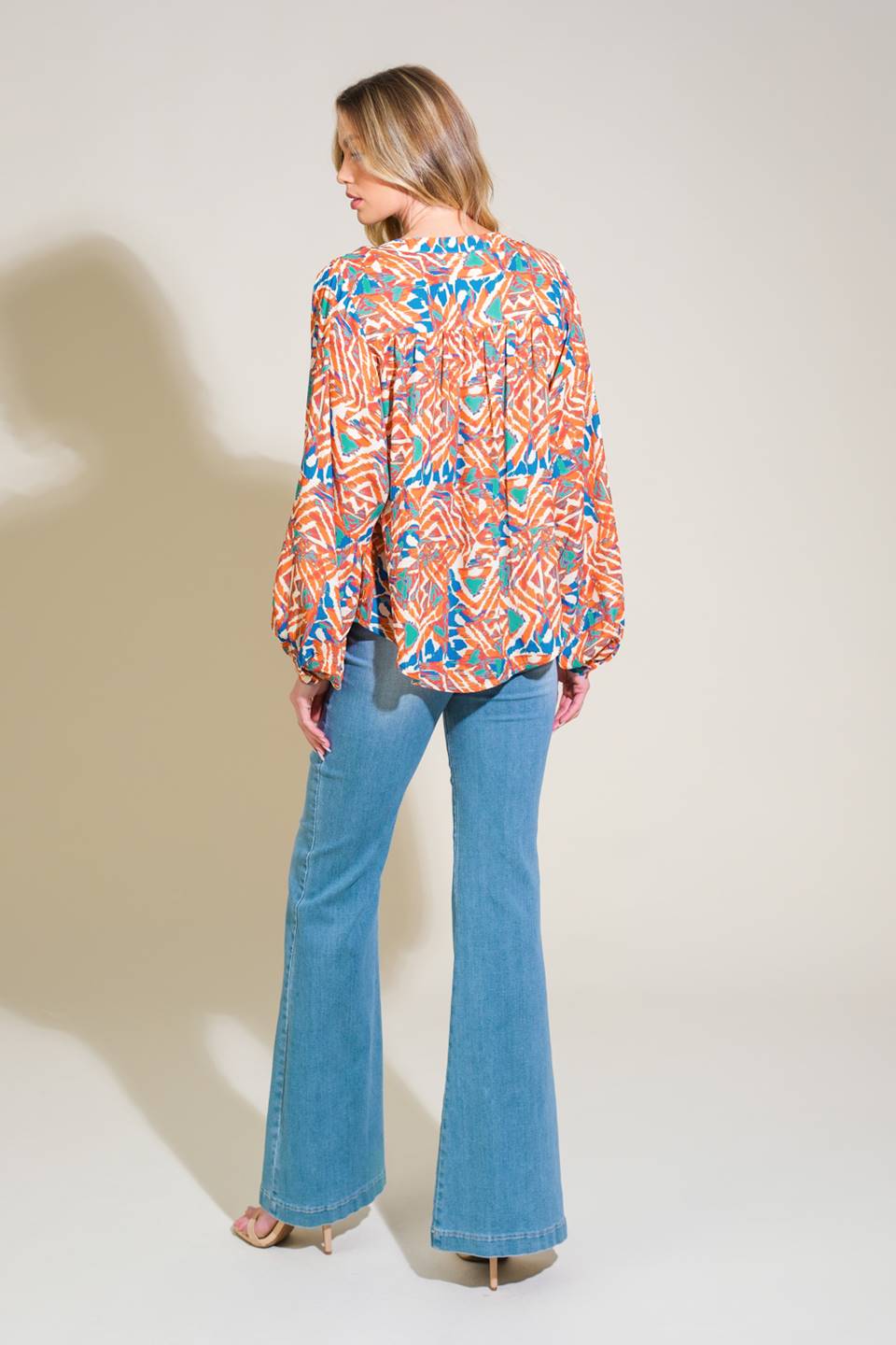 URBAN ELEGANCE WOVEN TOP Flying Tomato