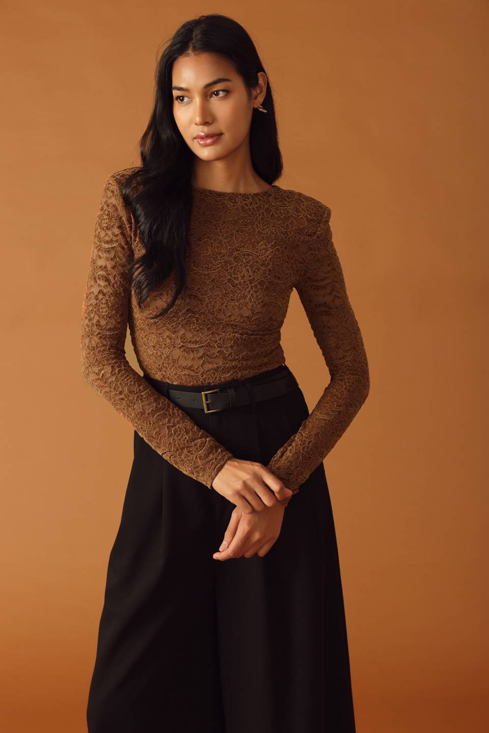 NEVER ENOUGH WOVEN LACE BODYSUIT Flying Tomato