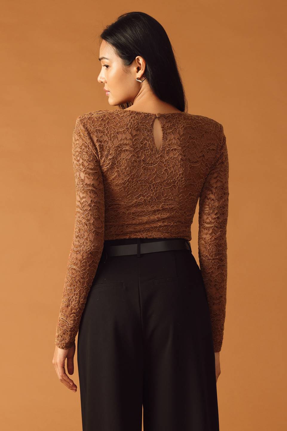 NEVER ENOUGH WOVEN LACE BODYSUIT Flying Tomato