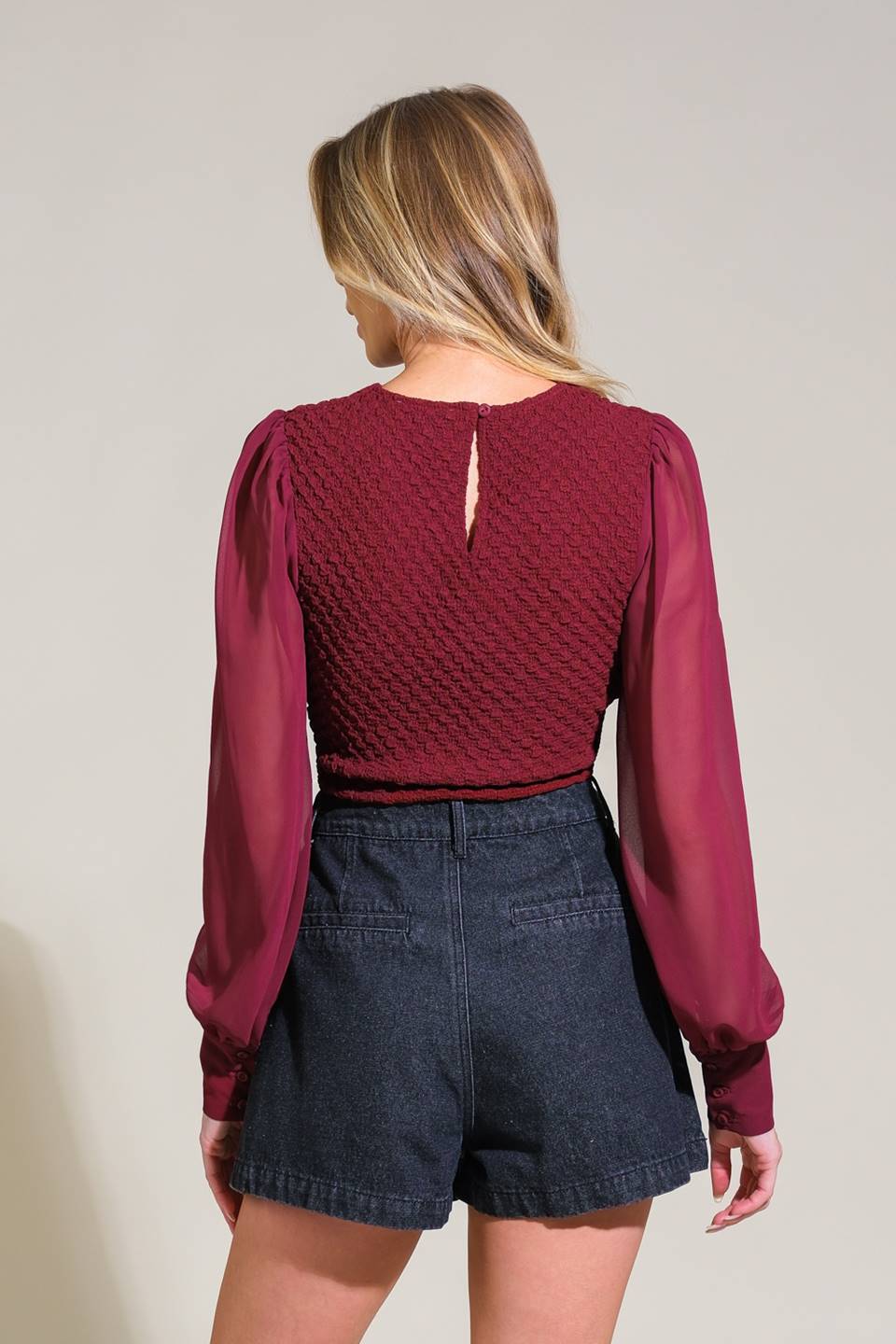 EMBRACE THE JOURNEY WOVEN TOP Flying Tomato