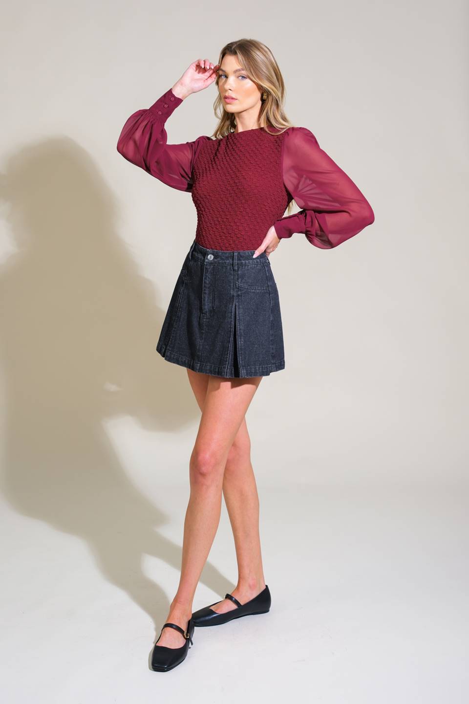 EMBRACE THE JOURNEY WOVEN TOP Flying Tomato