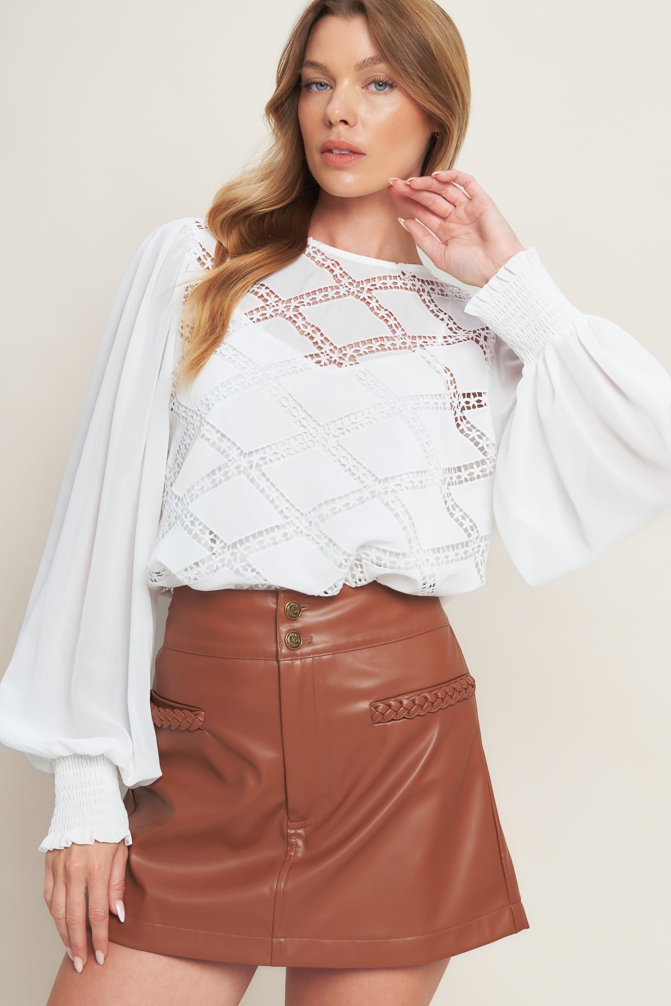 WEEKEND WANDERER WOVEN TOP Flying Tomato