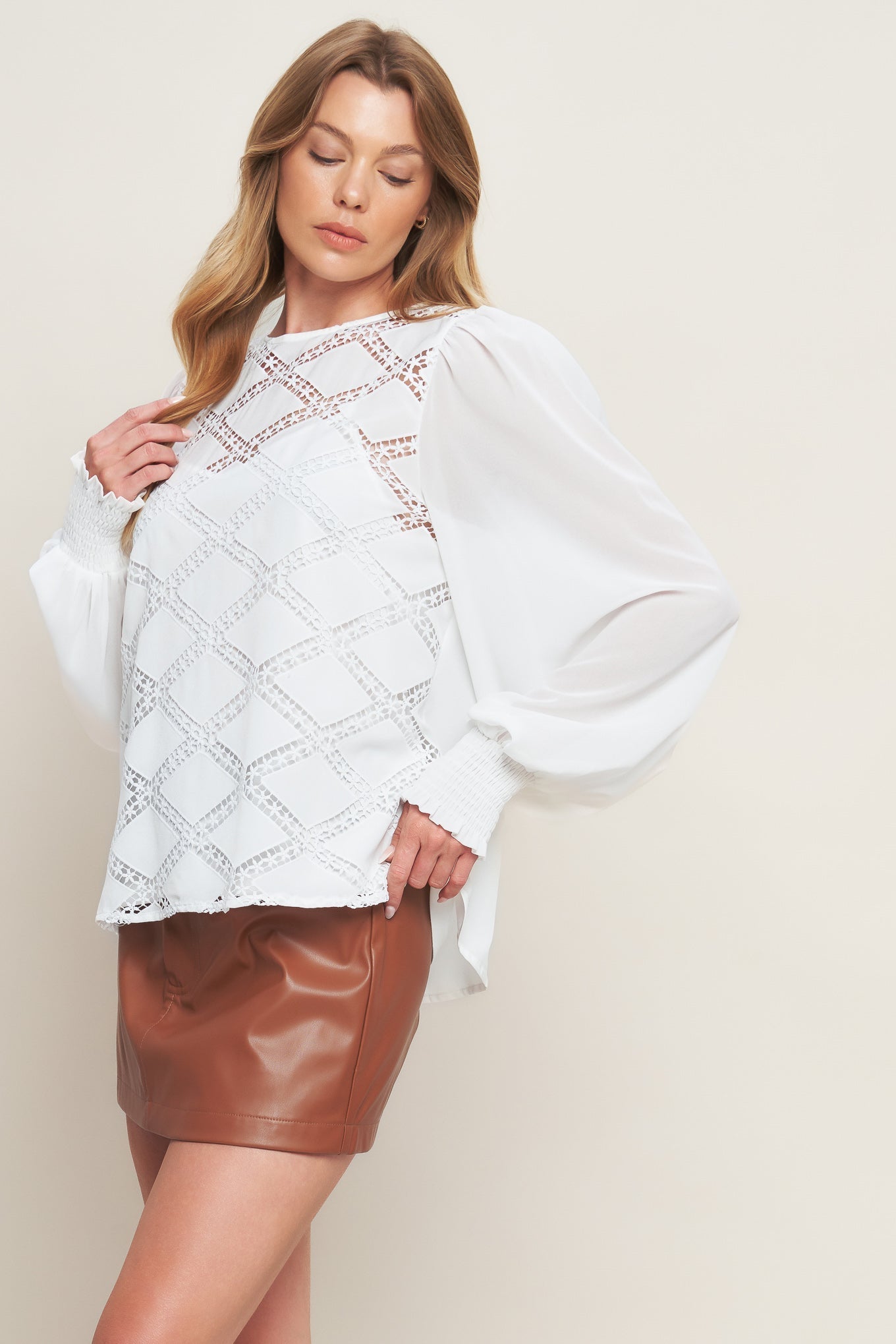 WEEKEND WANDERER WOVEN TOP Flying Tomato