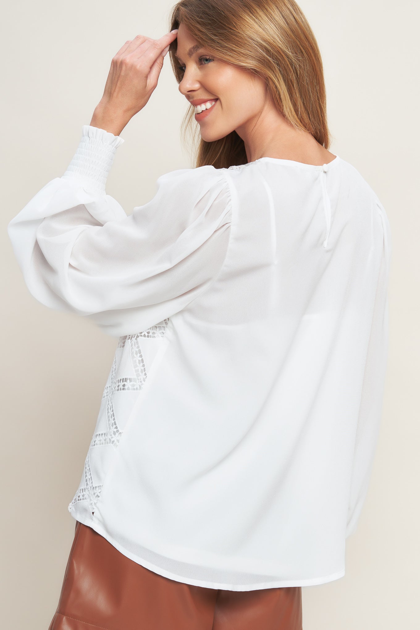 WEEKEND WANDERER WOVEN TOP Flying Tomato