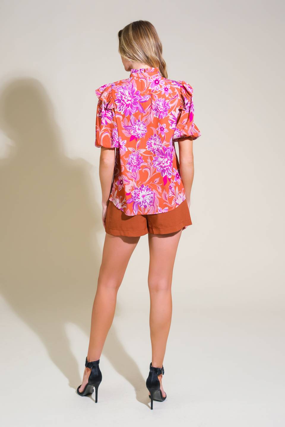 MEMORIES IN FOCUS WOVEN TOP Flying Tomato