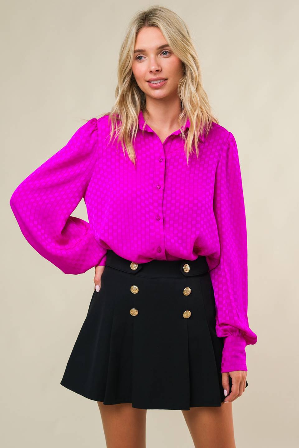 THINK OF ME WOVEN TOP Flying Tomato