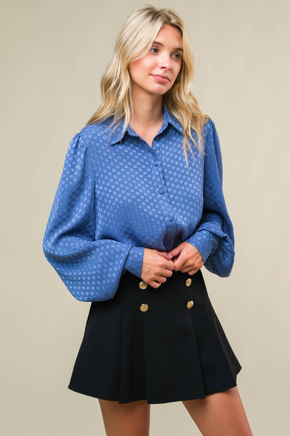 THINK OF ME WOVEN TOP Flying Tomato