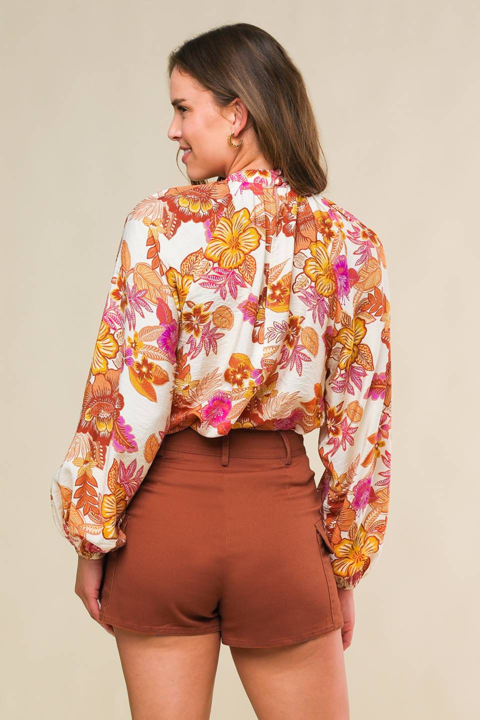 ROMANTICALLY ENTANGLED WOVEN TOP Flying Tomato