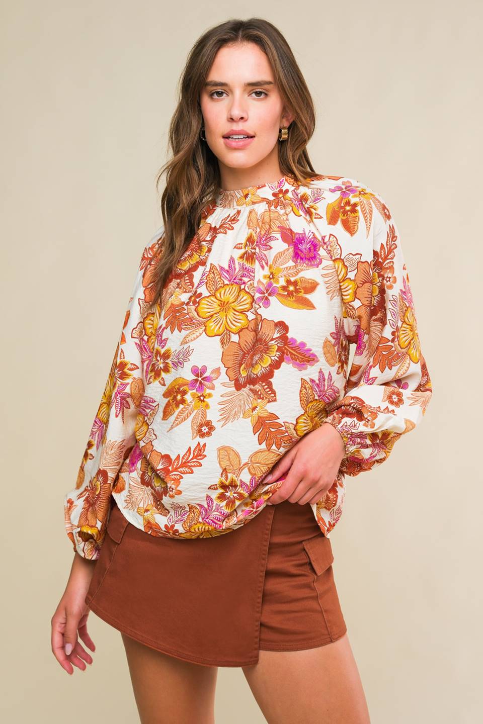 ROMANTICALLY ENTANGLED WOVEN TOP Flying Tomato