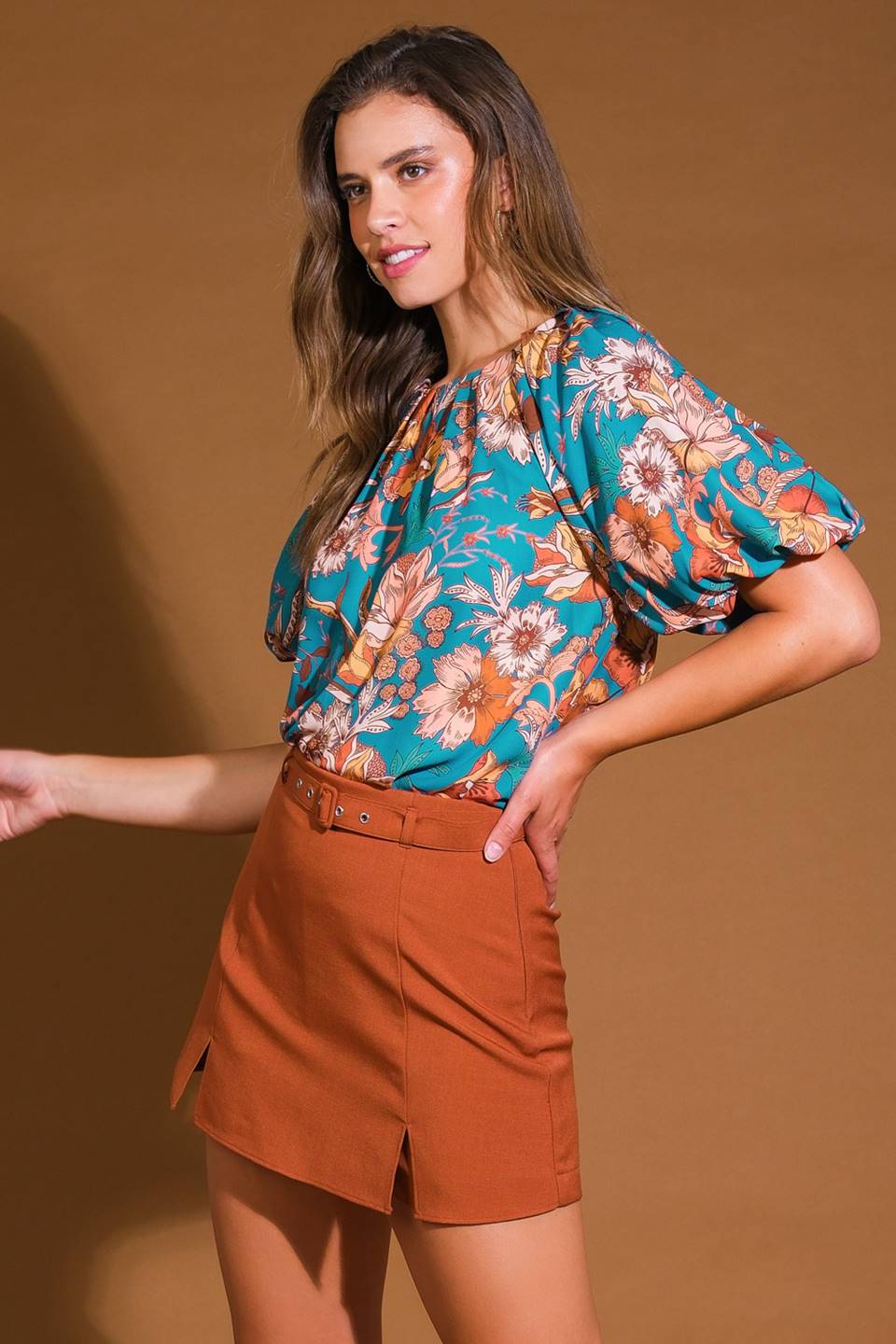 YORK HEIGHTS WOVEN TOP Flying Tomato