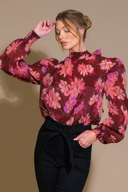 GARDEN ROMANCE WOVEN TOP Flying Tomato