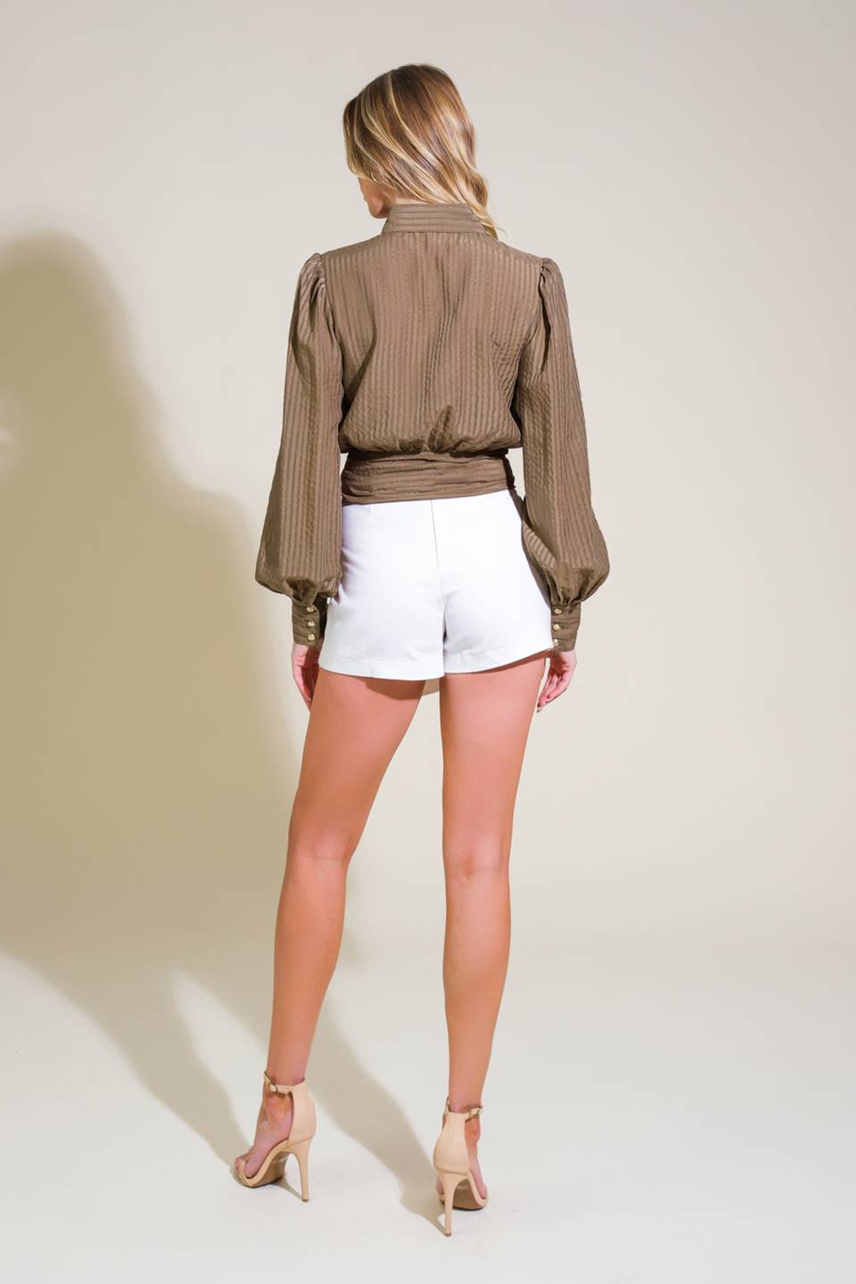 BEHIND THE GRIN WOVEN TOP Flying Tomato