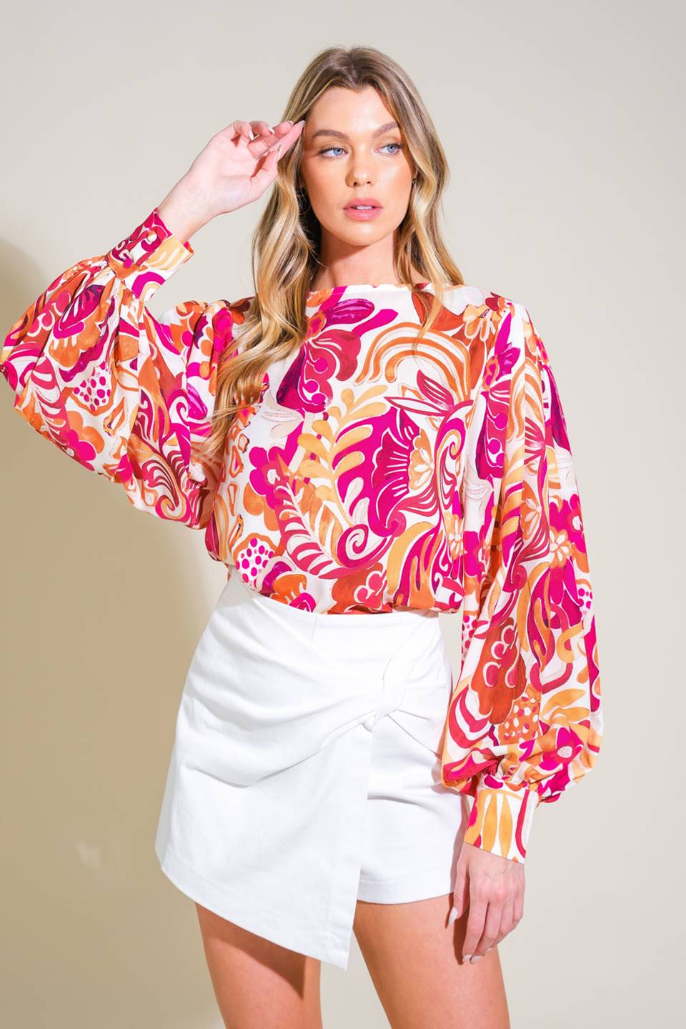 DELICATE TOUCH WOVEN TOP Flying Tomato