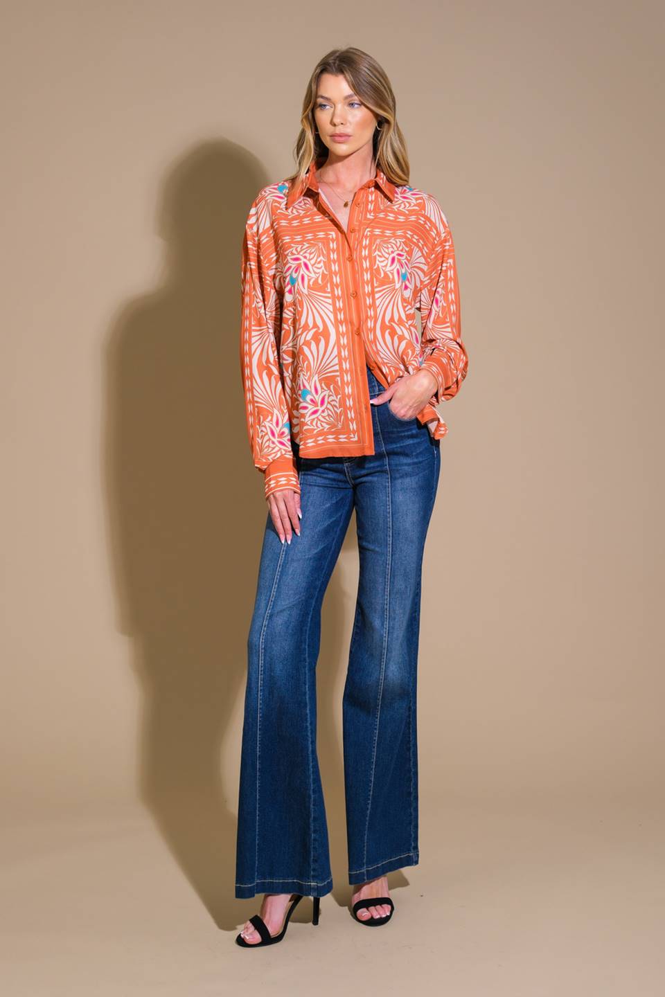 YOU NEVER CAN TELL WOVEN TOP Flying Tomato