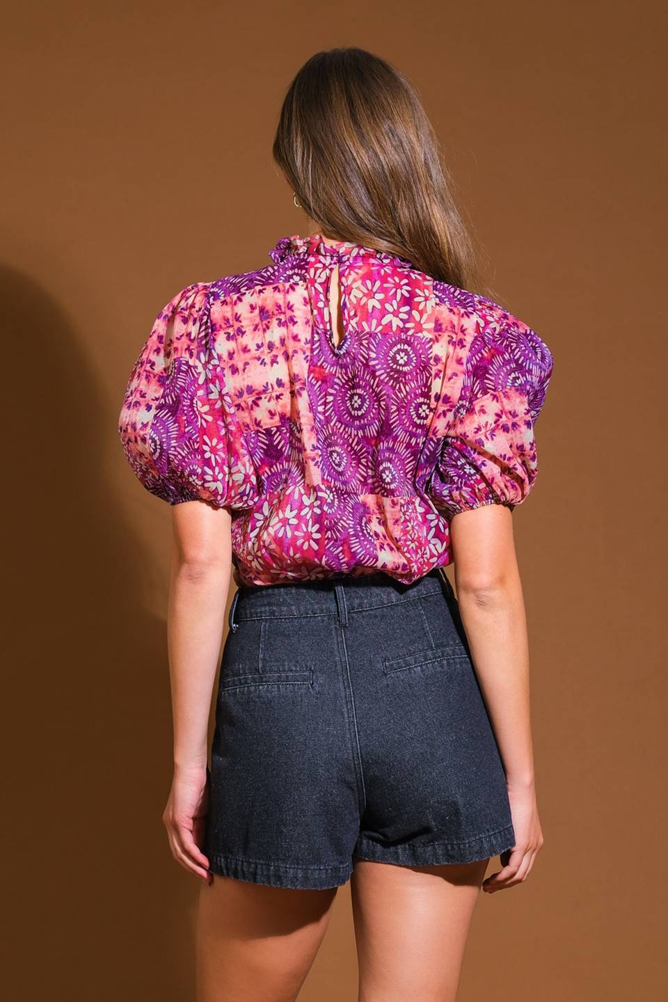 SPECIAL MOMENT WOVEN TOP Flying Tomato