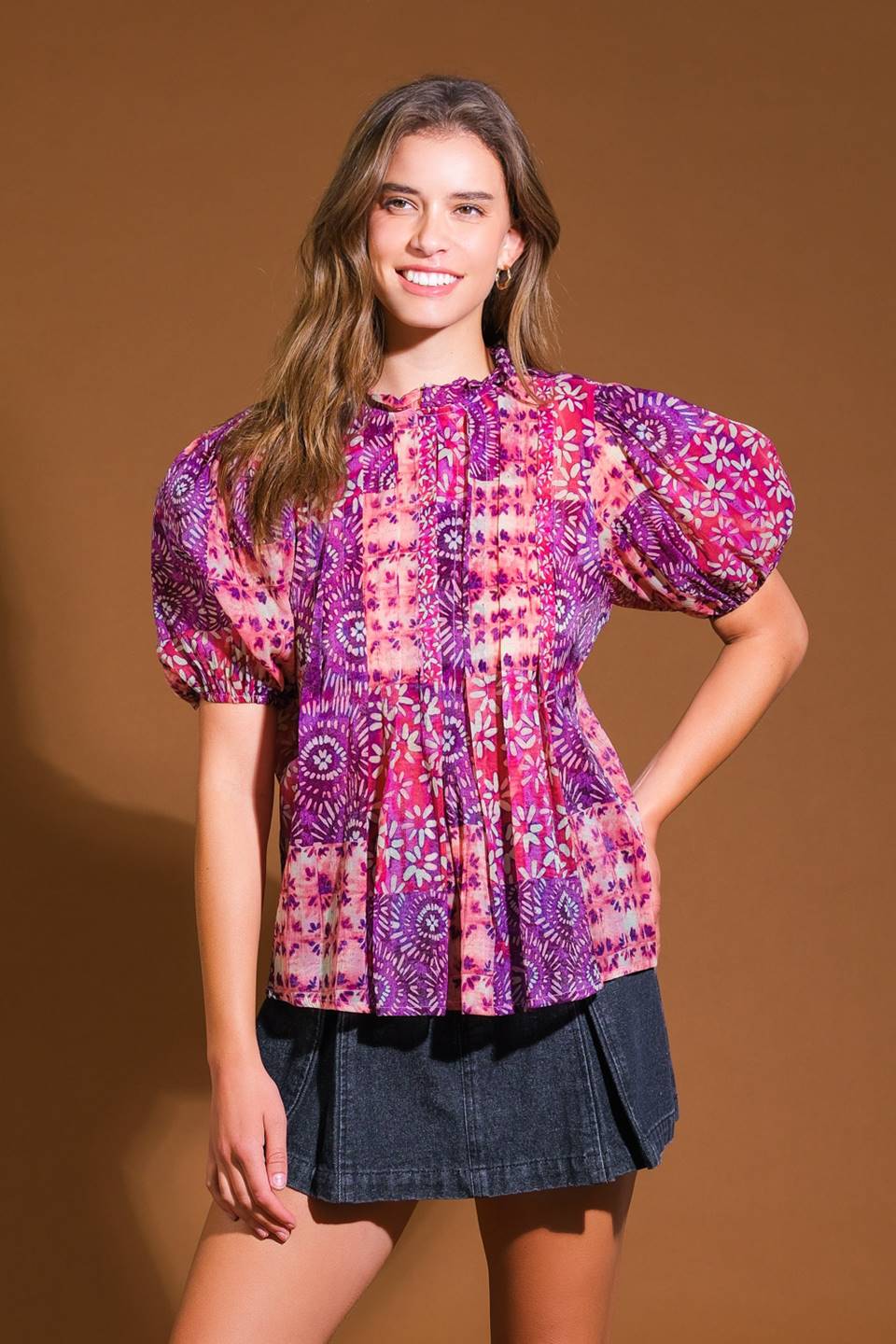 SPECIAL MOMENT WOVEN TOP Flying Tomato