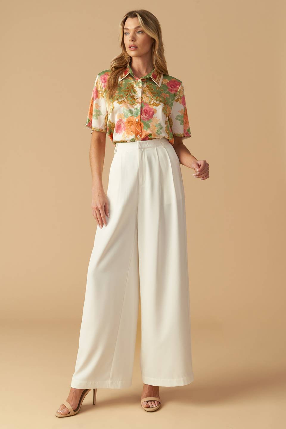 ALL EYES ON ME WOVEN TOP Flying Tomato