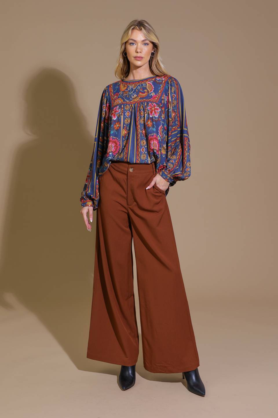 RISE TO THE OCCASION WOVEN TOP Flying Tomato