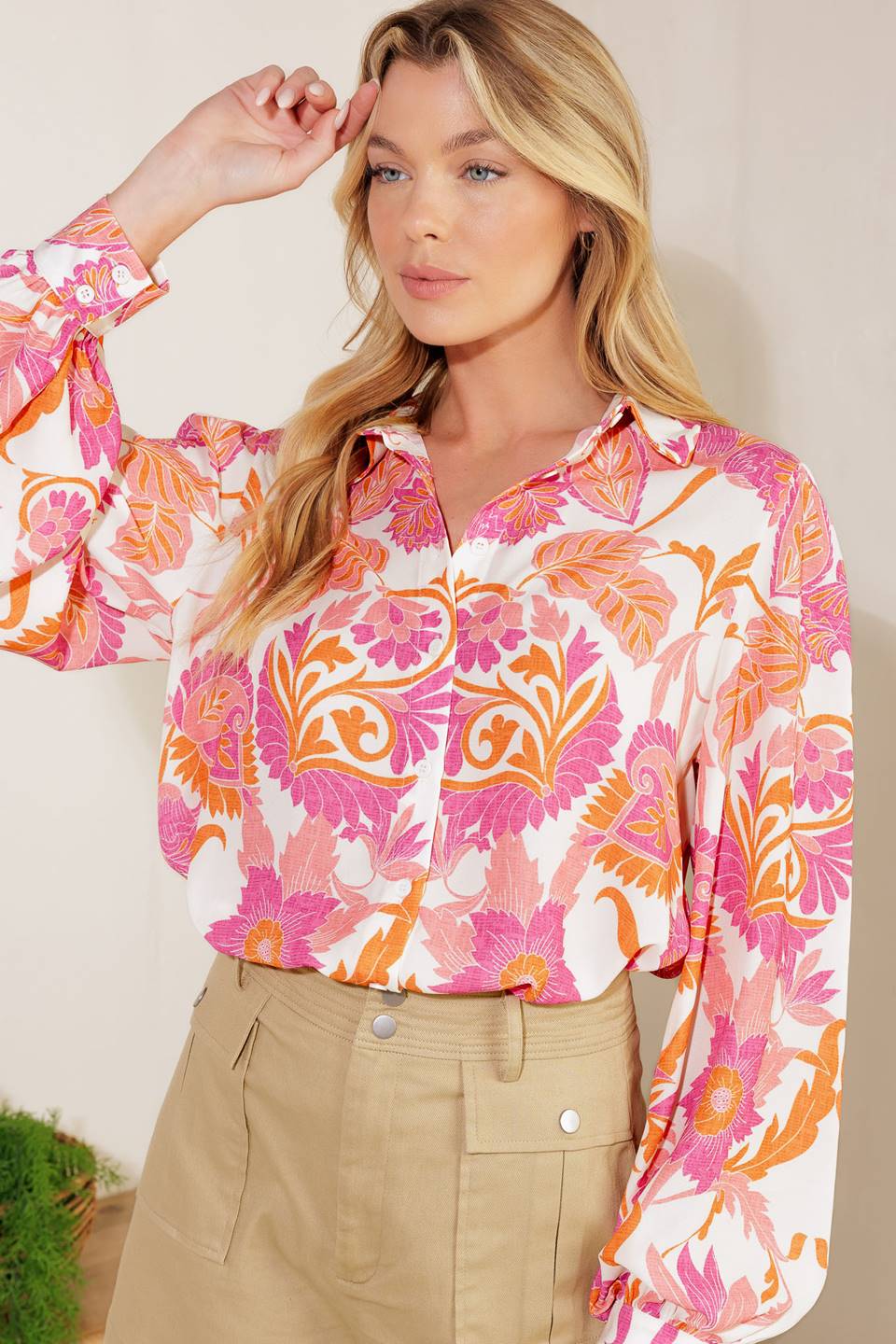 ON MY OWN WOVEN TOP Flying Tomato