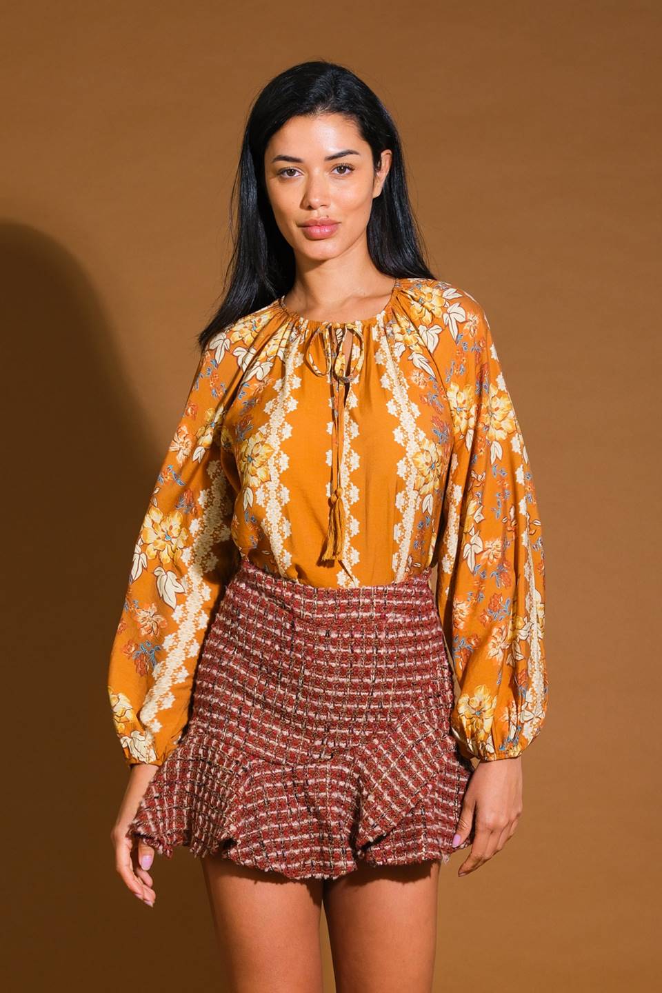 OVER THE HILLS WOVEN TOP Flying Tomato