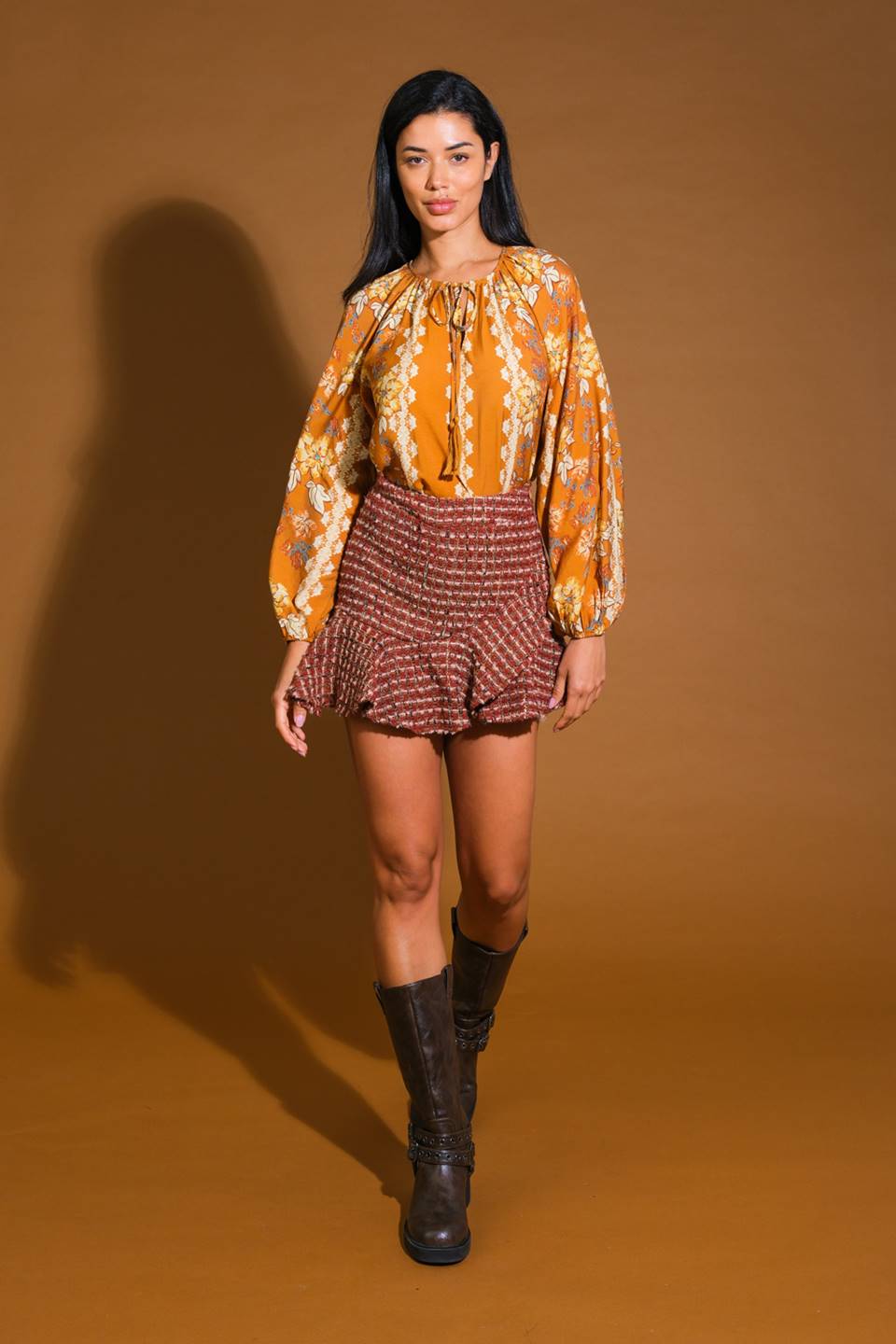 OVER THE HILLS WOVEN TOP Flying Tomato