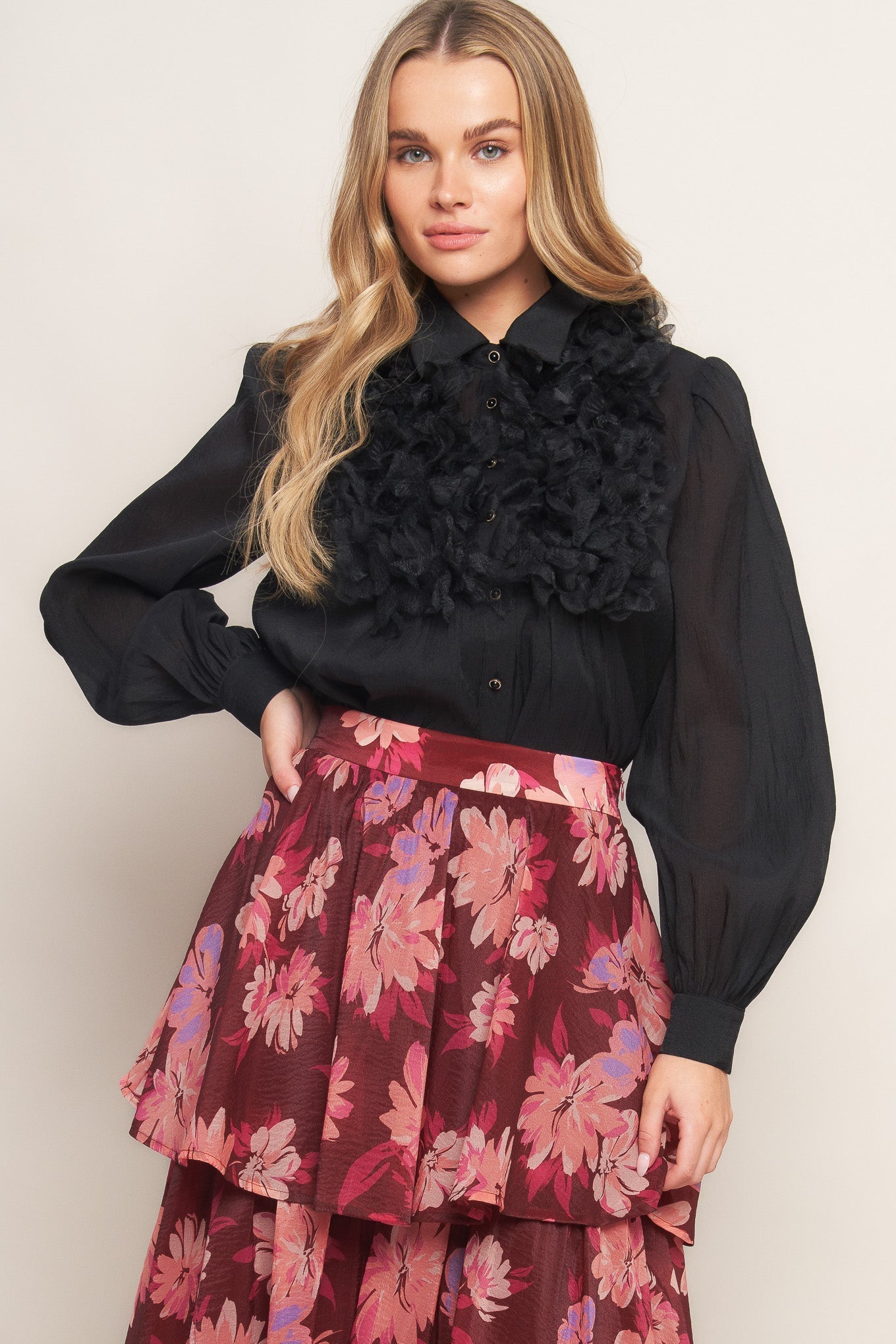 HAZY DAYS WOVEN TOP Flying Tomato