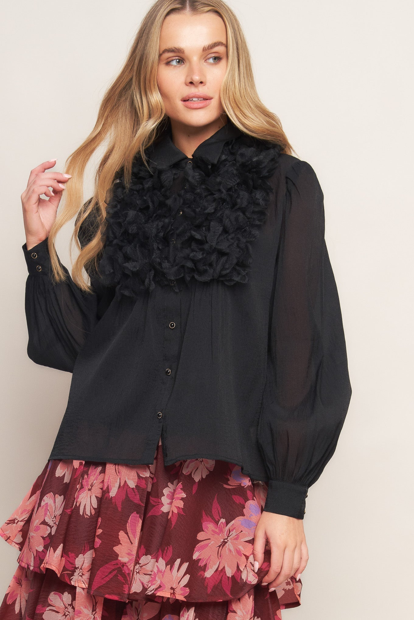 HAZY DAYS WOVEN TOP Flying Tomato