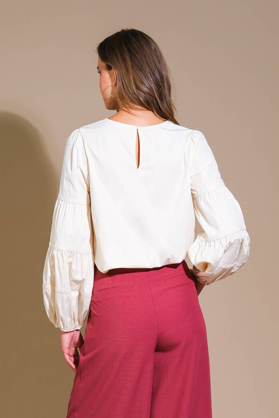 WAVERLY MILLS WOVEN TOP