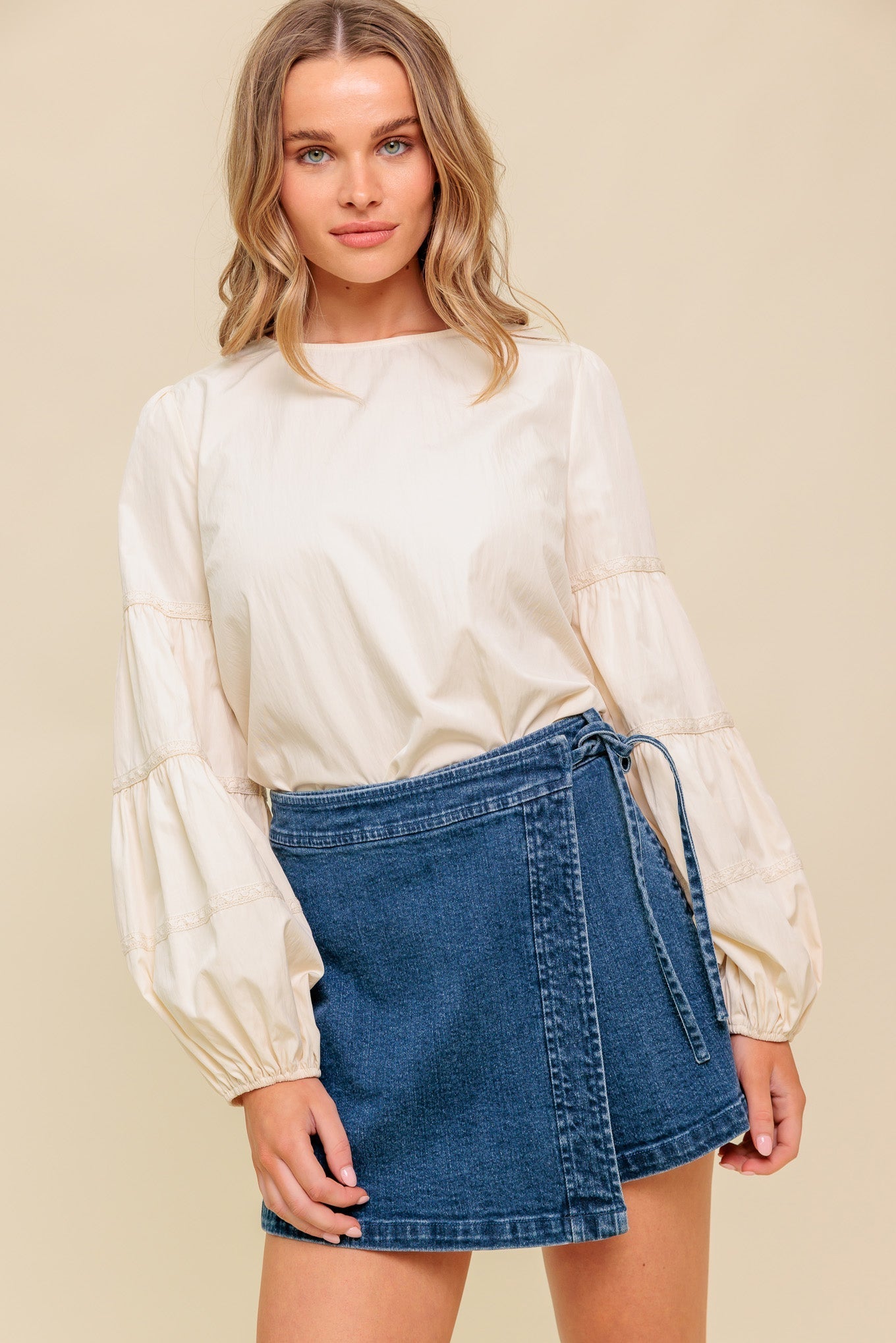 WAVERLY MILLS WOVEN TOP Flying Tomato